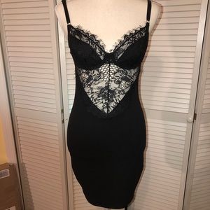 Tic Toc sexy lace little black dress